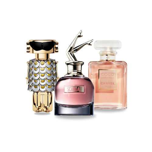 Paco Rabanne Fame, Jean Paul Gaultier Scandal, Chanel Coco Mademoiselle 100ml