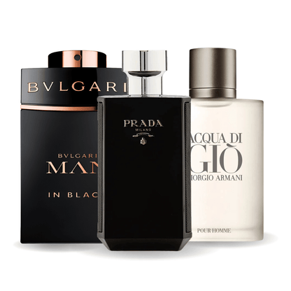 Bvlgari In Black, Giorgio Armani Acqua Di Gio, L’homme Prada Intense 100ml