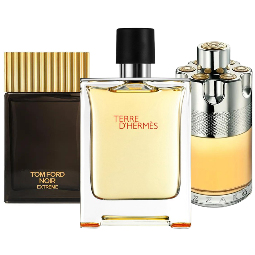 Terre D’Hermès, Azzaro Wanted, Tom Ford Noir Extreme 100ml